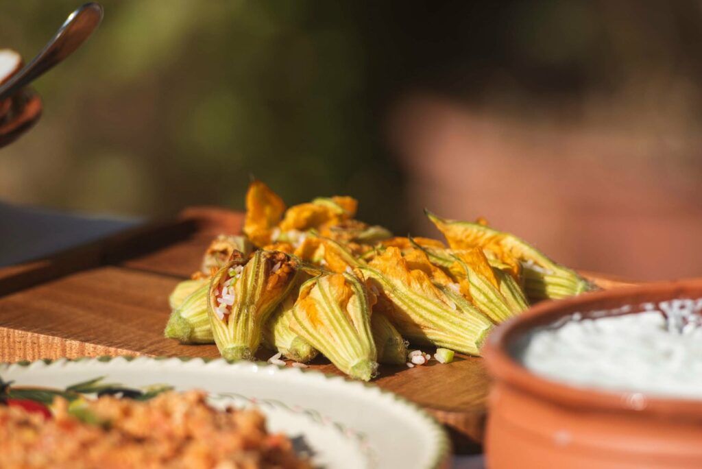 Γεμιστοί κολοκυθοανθοί